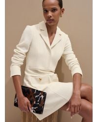 ME+EM - Day-To-Evening Textured Mini Dress - Lyst
