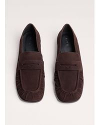 ME+EM - Soft Ruched Loafer - Lyst