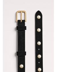 ME+EM - Faux Pearl Stud Belt - Lyst