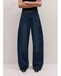 ME+EM - Exaggerated Tapered Jean Authentic Dark Wash - Lyst
