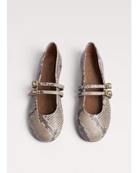 ME+EM - Round Toe Ballerina - Lyst
