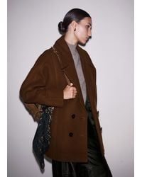 ME+EM - Soft Shoulder Military Coat - Lyst