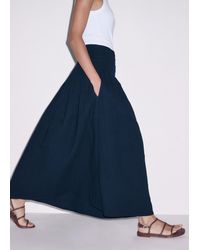 ME+EM - Cheesecloth Maxi Skirt - Lyst