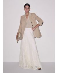 ME+EM - Embroidered Tulle A-Line Maxi Skirt - Lyst