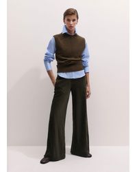 ME+EM - Jumbo Cord Velour Palazzo Pant - Lyst