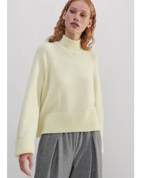 ME+EM - Cashmere Curved Hem Sweater - Lyst
