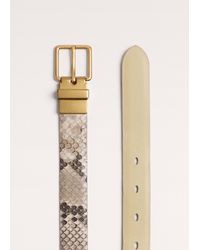 ME+EM - Reversible Belt/Cream - Lyst