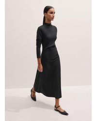 ME+EM - Gathered Maxi Dress Ultra Dark - Lyst