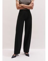 ME+EM - Luxe Travel Tailoring Barrel-Leg Trouser - Lyst