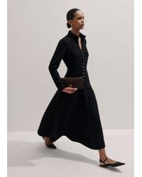 ME+EM - A-Line Feature Button Maxi Dress - Lyst