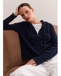 ME+EM - Cashmere Relaxed Fit Box Zip Hoody - Lyst