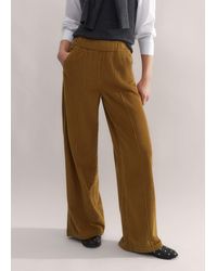 ME+EM - Washed Cord Straight-Leg Lounge Pant Tapenade - Lyst