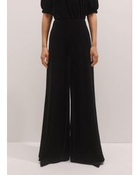 ME+EM - Extreme Fluid Velour Palazzo - Lyst