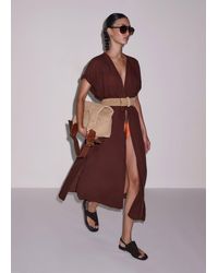ME+EM - Cotton Holiday Kaftan Maxi Dress - Lyst