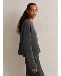 ME+EM - Merino Cashmere Relaxed Crop Jumper + Snood - Lyst