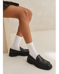 ME+EM - Chunky Square Toe Loafer - Lyst