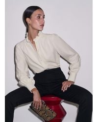 ME+EM - Super Soft Micro Cord Blouse - Lyst