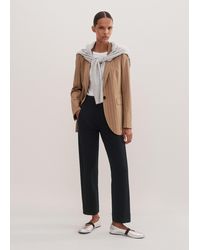 ME+EM - Travel Tailoring Pull On Slim Crop Trouser - Lyst