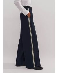 ME+EM - Regular Length Wide-Leg Side Stripe Track Pant - Lyst