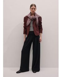 ME+EM - Luxe Travel Tailoring Wide-Leg Trouser - Lyst
