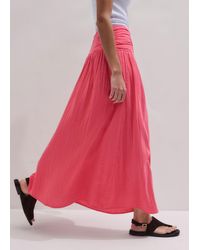 ME+EM - Cheesecloth Maxi Skirt - Lyst