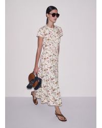 ME+EM - Wild Spring Floral Print Fit & Flare Midi Dress - Lyst