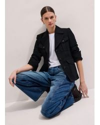 ME+EM - Longline Fitted Military Jacket - Lyst