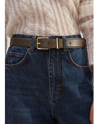 ME+EM - Classic Feathered Edge Belt - Lyst