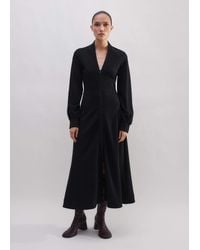 ME+EM - Travel Tailoring Zip Front Midi Dress - Lyst