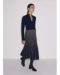 ME+EM - Merino Stripe Knit Maxi Dress - Lyst