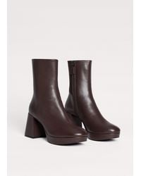 ME+EM - Platform Ankle Boot - Lyst