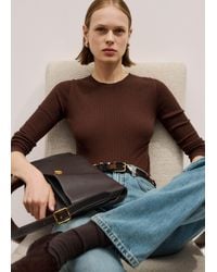 ME+EM - Merino Cashmere Barely There Rib Layering Jumper - Lyst