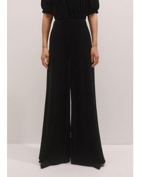 ME+EM - Extreme Fluid Velour Palazzo - Lyst