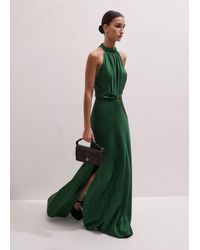 ME+EM - Beautifully Draped Full Length Dress - Lyst