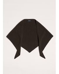 ME+EM - Cashmere Shrunken Triangle Scarf Rich - Lyst