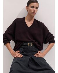 ME+EM - V-Neck Relaxed Sweater - Lyst