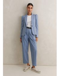 ME+EM - Chambray Tailoring Tapered Trouser - Lyst