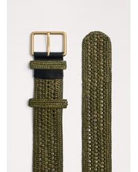 ME+EM - Wide Raffia Belt - Lyst