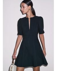 ME+EM - Panelled Fit And Flare Short Dress - Lyst
