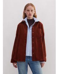 ME+EM - Oversized Cord Shacket - Lyst