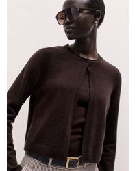 ME+EM - Fine Cashmere Slim Knit Cardigan - Lyst