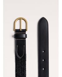 ME+EM - Round Raffia Belt - Lyst