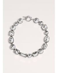 ME+EM - Bold Diamante Short Necklace - Lyst