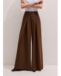 ME+EM - Ultimate Wide Pleat Front Trouser - Lyst