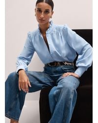 ME+EM - Super Soft Micro Cord Blouse - Lyst