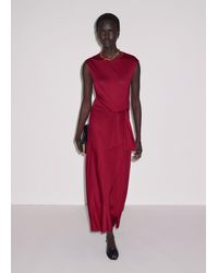 ME+EM - Tie Front Maxi Dress - Lyst