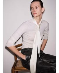 ME+EM - Merino Cashmere Barely There Rib Layering Jumper - Lyst