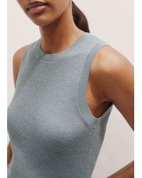 ME+EM - Merino Cashmere Barely There Slim Knit Vest - Lyst