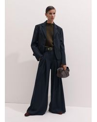 ME+EM - Ultimate Wide Pleat Front Trouser - Lyst