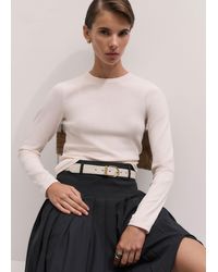 ME+EM - Ultimate Rib Long Sleeve Top - Lyst